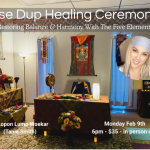 Tse dup healing Ceremony 2026